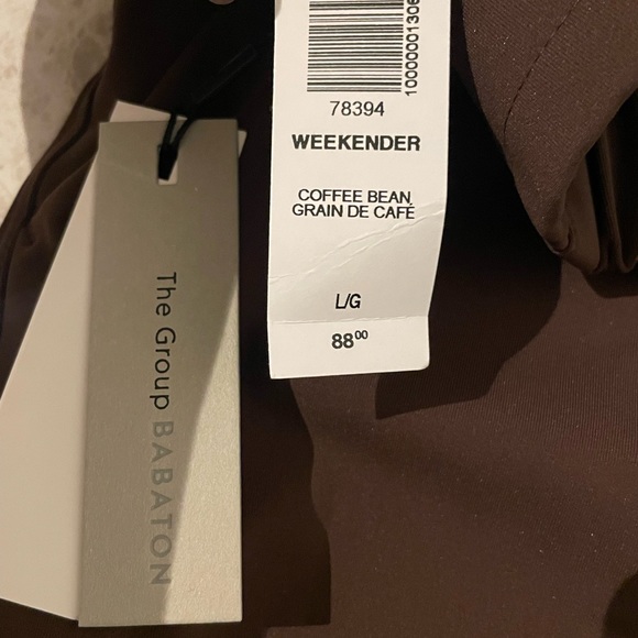 ARITZIA Babaton Weekender Pant Coffee Bean Color - Picture 4 of 7